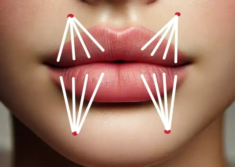 foto lifting labbra con brazilian hug lips