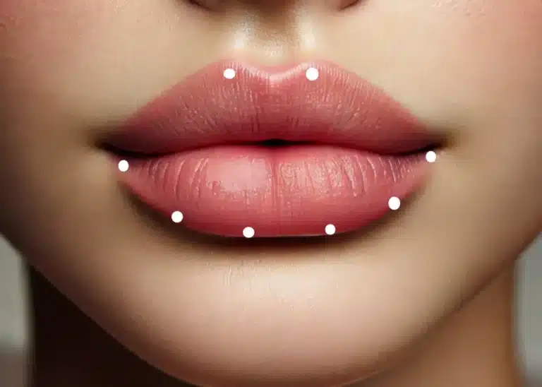 photo of lip radiance enhancement