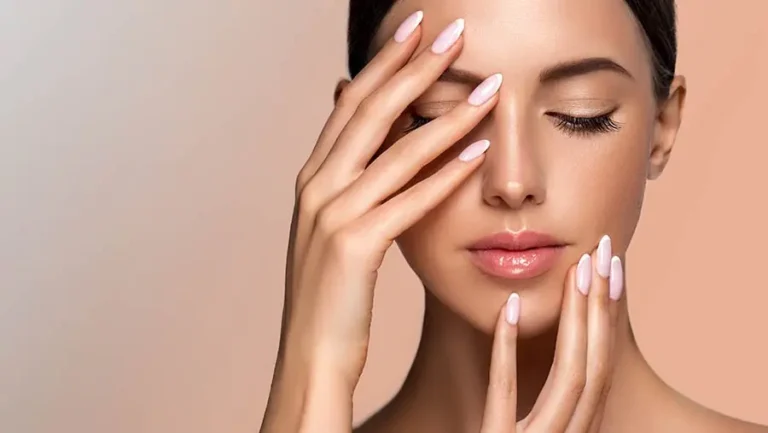 photograph of hand smoothing with mesotherapy
