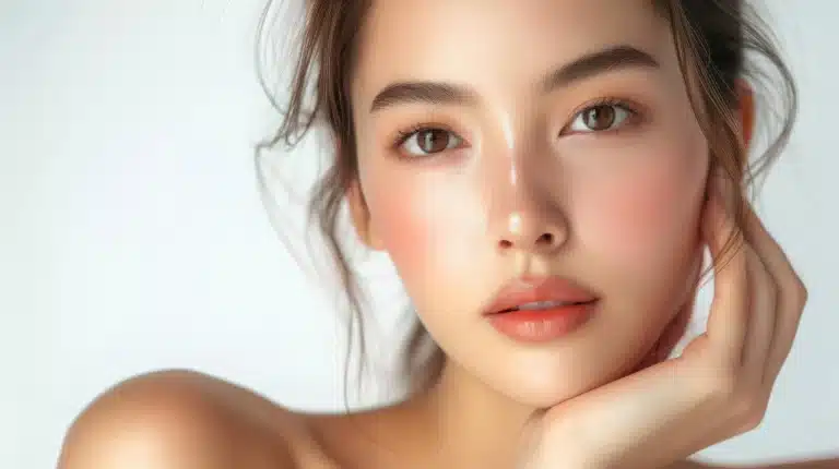 Belle peau après hollywood peel